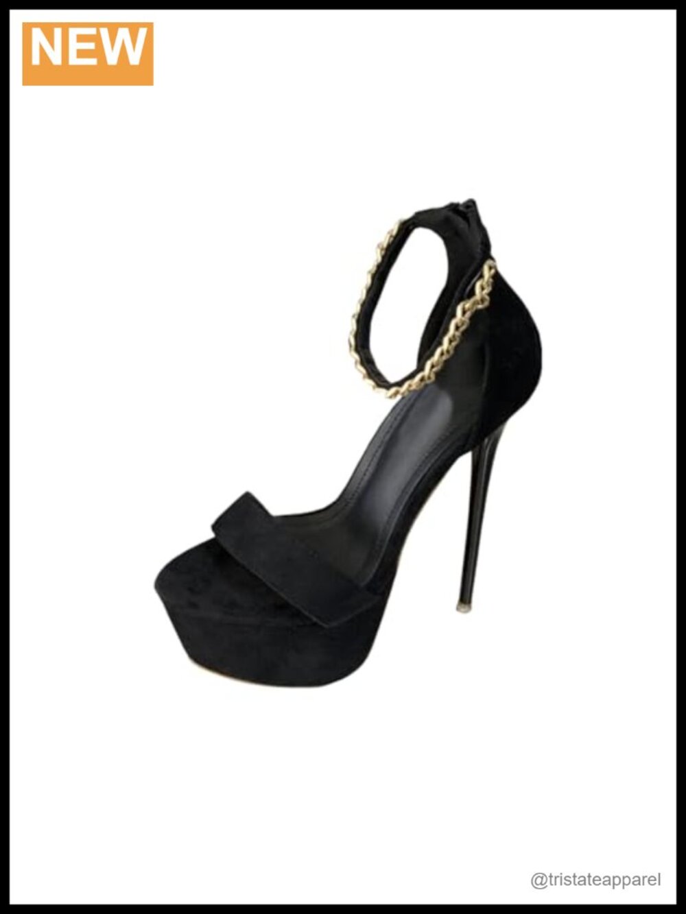 Platform Stiletto Heels Open Toe Ankle Strap